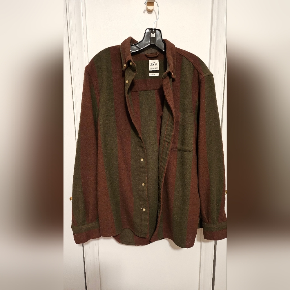Zara vintage classic felt flannel
